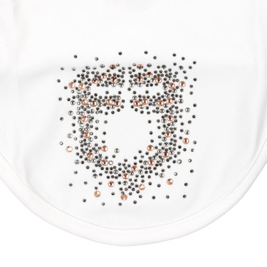 Bonnet Equestro en tissu technique avec logo en strass Blanc Bonnet Equestro en tissu technique avec logo en strass Blanc