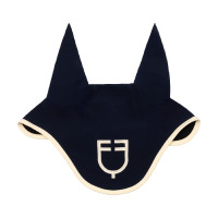 Bonnet Equestro matelassé Wave en tissu technique Marine blazer / blanc antique Bleu marine Bonnet Equestro matelassé Wave en tissu technique Marine blazer / blanc antique Bleu marine