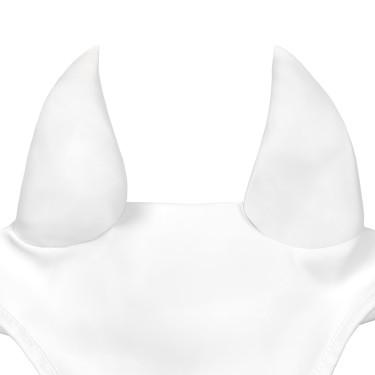 Equestro Silica oornetje met logo Wit