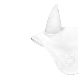 Equestro Silica oornetje met logo Wit