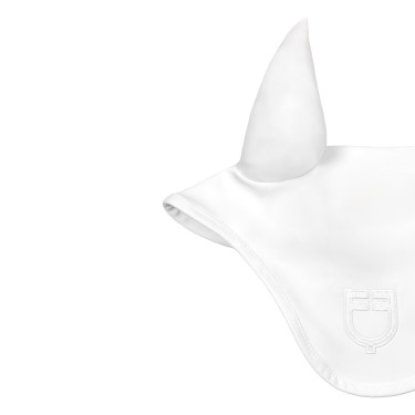 Equestro Silica oornetje met logo Wit