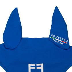 Bonnet Equestro x FISE en tissu technique Bleu de savoie Bonnet Equestro x FISE en tissu technique Bleu de savoie