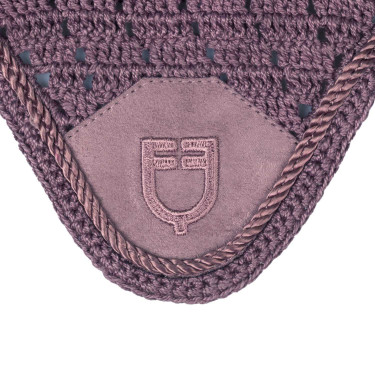 Oornetje voor Equestro speelgoedpaard Donkergrijze roze