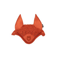 Oornet voor hobbyhorse Equestro Baksteenrood