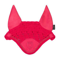 Oornet voor hobbyhorse Equestro Fuchsia Roze