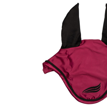 Bonnet satin Supreme avec oreilles élastiques Bordeaux