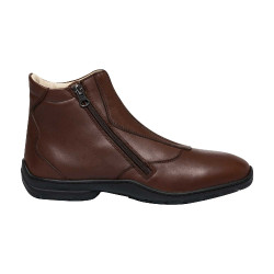 Boots Canova Franceschini cuir de veau Marron