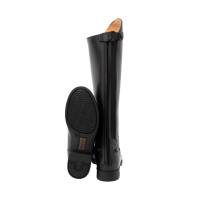 Kinderrijlaarzen Supreme wide calf met veters Zwart