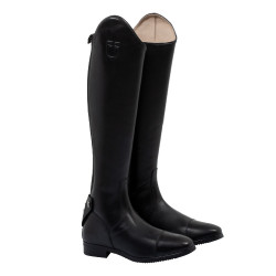 Bottes unisexes Equestro Neptune en cuir avec zip arrière