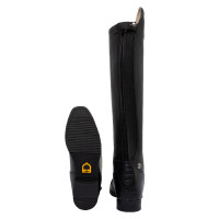 Bottes unisexes Equestro Neptune en cuir avec zip arrière