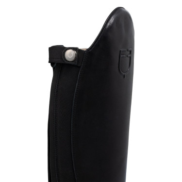 Bottes unisexes Equestro Neptune en cuir avec zip arrière