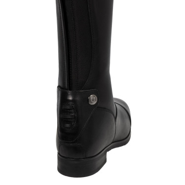 Bottes unisexes Equestro Neptune en cuir avec zip arrière