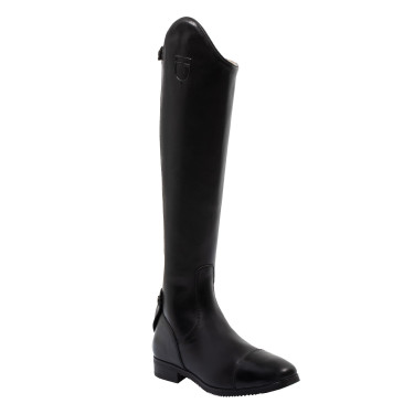 Bottes unisexes Equestro Neptune en cuir avec zip arrière