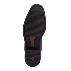 Bottes unisexes Supreme en cuir souple avec zip arrière Noir