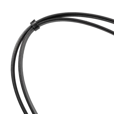 Bride de dressage Equestro anatomique en cuir roulé Noir