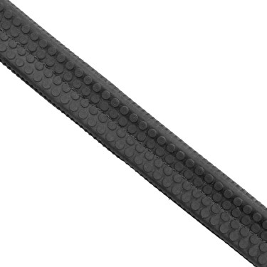 Anatomisch hoofdstel Equestro met gebogen neusriem Zwart