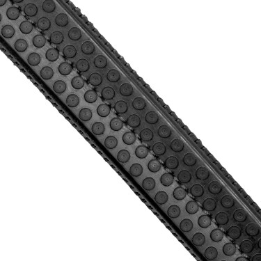 Bridon anglais en cuir souple Equestro à surpiqûres fantaisie Noir