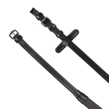 Bridon anglais Equestro noir en cuir Bridon anglais Equestro noir en cuir