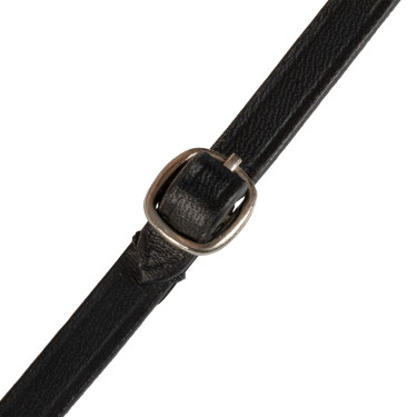 Bridon en cuir brillante pour hobby horse Equestro Noir Bridon en cuir brillante pour hobby horse Equestro Noir