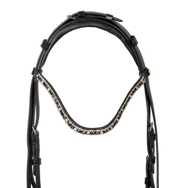 Bridon Equestro à muserolle anatomique Noir