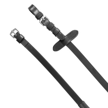 Bridon Equestro à muserolle simple avec têtière large et courbée Noir