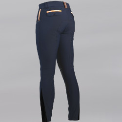 Broek F&C Saint Malo Junior Marine / oranje Blauw Broek F&C Saint Malo Junior Marine / oranje Blauw