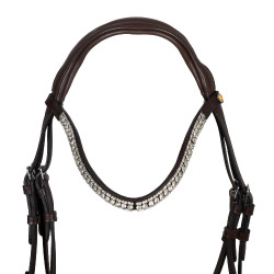 Bridon Equestro Softy Cover Marron foncé Bridon Equestro Softy Cover Marron foncé