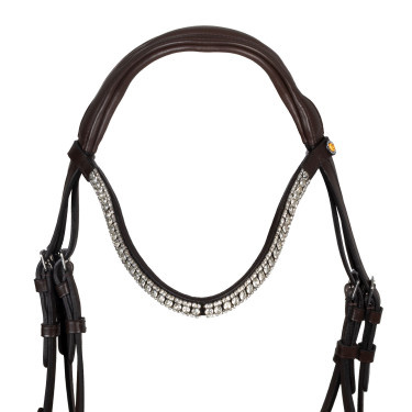 Bridon Equestro Softy Cover Marron foncé Bridon Equestro Softy Cover Marron foncé