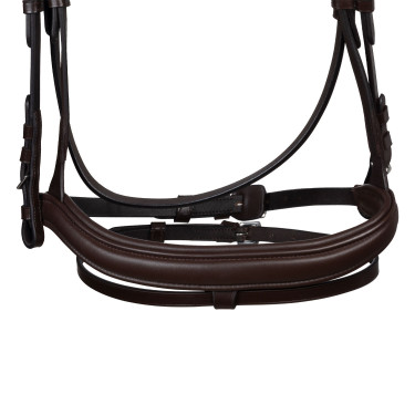 Bridon Equestro Softy Cover Marron foncé Bridon Equestro Softy Cover Marron foncé