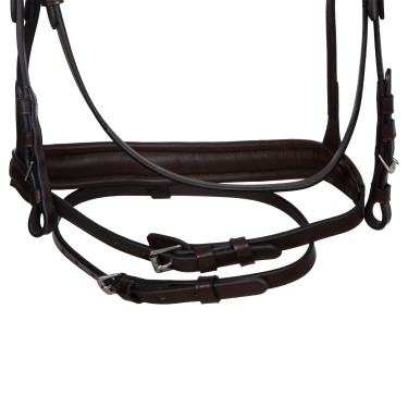 Hoofdstel Equestro Softy Cover Donkerbruin