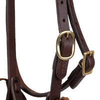 Bridon one-ear Pool’s laiton avec sous-gorge Huilé Bridon one-ear Pool’s laiton avec sous-gorge Huilé