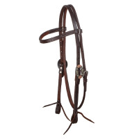 Bridon western Lakota avec boucles silver décoratives Huilé Bridon western Lakota avec boucles silver décoratives Huilé