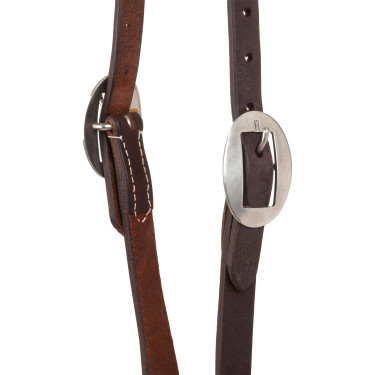 Bridon western Lakota one-ear en cuir Huilé