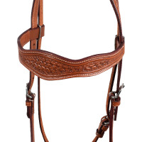 Bridon western McBryan basket tooling Huilé