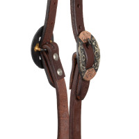 Bridon western Pool’s one-ear boucles German Buckles Huilé