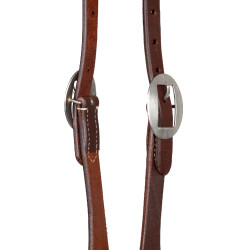 Bridon western Pool's one-ear en cuir Huilé Bridon western Pool's one-ear en cuir Huilé