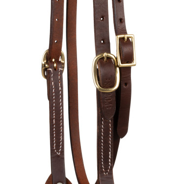 Bridon western Pool's Quick Change à frontal droit Huilé