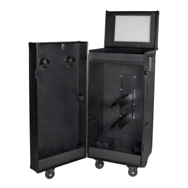 Casiers sellerie Equestro matériel noir 65×62×138 cm