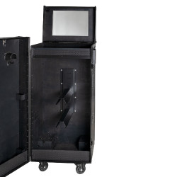 Casiers sellerie Equestro matériel noir 65×62×138 cm