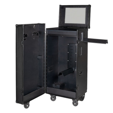 Casiers sellerie Equestro matériel noir 65×62×138 cm