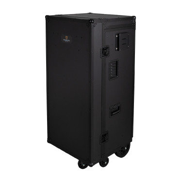 Casiers sellerie Equestro matériel noir 65×62×138 cm Noir F026