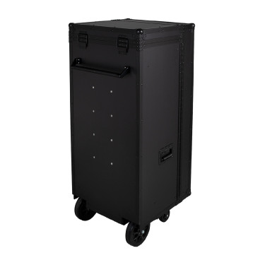 Casiers sellerie Equestro matériel noir 65×62×138 cm Noir F026