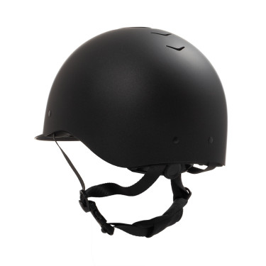 Casque Equestro unisex Azael avec molette arrière avec EN 1384-2023 Noir / noir