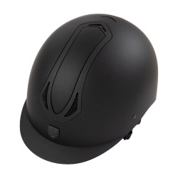Casque Equestro unisex Azael avec molette arrière avec EN 1384-2023 Noir / noir