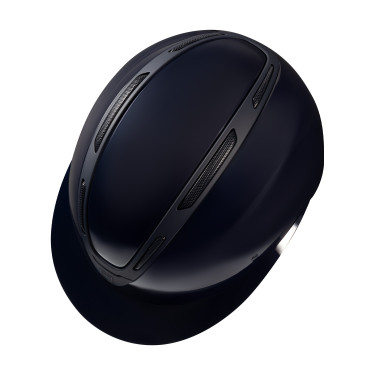 Dameshelm Equestro Apocalypse glanzende schaal EN 1384-2023 goedgekeurd Marine / marine Blauw