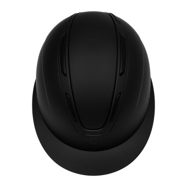 Casque femme Equestro Apocalypse coque mate homologué EN 1384-2023 Noir / noir Casque femme Equestro Apocalypse coque mate homologué EN 1384-2023 Noir / noir