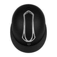 Casque femme Equestro visière large homologué EN 1384-2023 Noir / gunmetal Casque femme Equestro visière large homologué EN 1384-2023 Noir / gunmetal