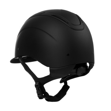 Unisex helm Equestro Apocalypse matte schaal EN 1384-2023 Zwart / zwart