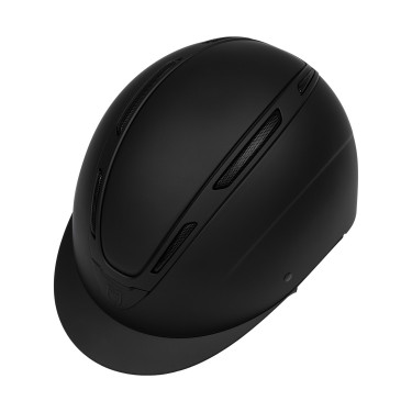 Unisex helm Equestro Apocalypse matte schaal EN 1384-2023 Zwart / zwart