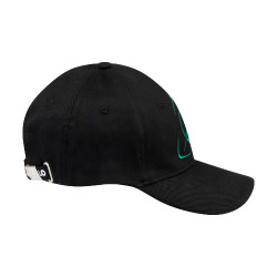 Casquette de baseball Acavallo unisexe Noir